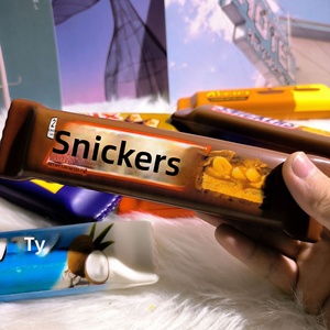 Bestseller <strong>Snickers</strong> Chocolate Squishy Soft Slow-Rebound Squeeze Toy-Realistic Snack-Style Design PU Material for Girls Boys Ages - Product Image 1