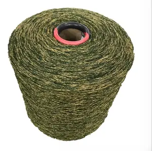 PE monofilament yarn synthetic turf grass raw materials blue fibrillated artificial grass curly yarn lawn