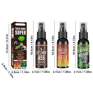 Spray de Farce Extra Fort en Plastique, Jouets de Farce Non Toxiques, Spray de Fart pour Enfants de 10-12 Ans, Thème Animaux & Nature, Blagues Hilarantes avec Mauvaise Odeur - Product Image 2