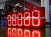 Panneau LED d'affichage des prix de l'essence à 5 chiffres, 8 à 24 pouces, avec télécommande RF, pour usage extérieur aux Philippines