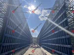 Système de coffrage modulaire en plastique pour murs, colonnes et dalles en béton pour la construction - Product Image 6