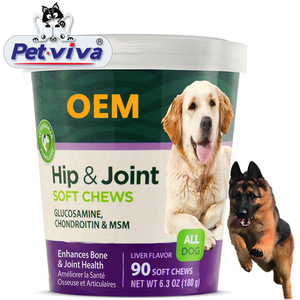 Natural Care Hip Joint Soft Mastiga com Glucosamina Condroitina Vitamina C Óleo De Salmão Nutricional Saúde Conjunta Pet Suplemento Cães - Product Image 1