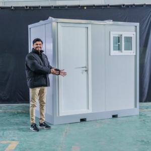 Unidad Sanitaria Móvil Portátil Tipo Contenedor con Construcción de Panel Sándwich para Uso Industrial y de Emergencia - Product Image 3