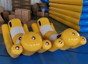 Công viên nước đồ chơi nhiều thể thao trò chơi Inflatable thuyền chuối PVC nổi <span class=keywords><strong>totter</strong></span> - Product Image 5