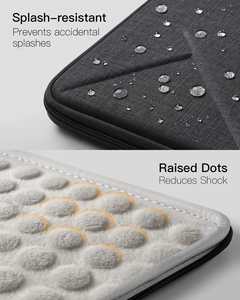 Custodia Rigida Antiurto da <span class=keywords><strong>13</strong></span> Pollici per <span class=keywords><strong>MacBook</strong></span> <span class=keywords><strong>Air</strong></span> M2/M1 2022-2018 con <span class=keywords><strong>Borsa</strong></span> Porta Accessori, Custodia da Viaggio per Laptop - Product Image 4