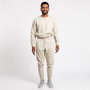 Conjunto Deportivo Unisex de 2 Piezas, Transpirable, de Forro Polar, con Estampado Urbano, Sudadera con Capucha y Pantalones de Jogging, Talla Grande XXL, 100% Personalizable con Logotipo - Product Image 1
