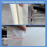 Rouleau de film de transfert par sublimation DTF blanc premium 13 pouces x 328 pieds en PET pour impression directe sur film pour t-shirts