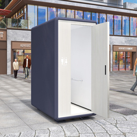 Vente directe usine – Toilettes conteneurs portables pré-câblées avec lavabos en acier inoxydable, déploiement rapide, pour usage extérieur, alimentation solaire
