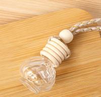 Flacon en verre vide de 8 ml, rond, pour diffuseur de parfum, d'huiles essentielles et d'aromathérapie, dégradé, à suspendre, pour désodorisant de voiture