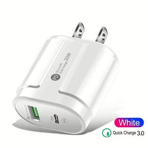 20W USB-C Charger PD 3.0 Fast <b>Charging</b> Adapter A+C Power Adapter US/EU/UK <b>Plug</b> Type C Mobile Phones - Product Image 1