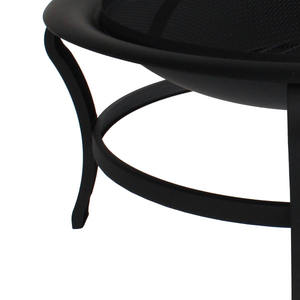 Barbacoa de carbón de exterior pequeña y redonda, Bol portátil para interior y exterior, fogón de hierro fundido para jardín - Product Image 3