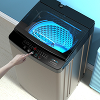 10kg Fully Automatic Top Loading Washing Machine Household Large Capacity Pulsator Washer with Multiple Wash Programs