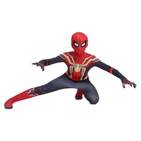 Costume da Halloween Spiderman nero e oro fantasia speciale bambini bambini TV e Film supereroe gioco di ruolo Costume da Spiderman diretto in fabbrica