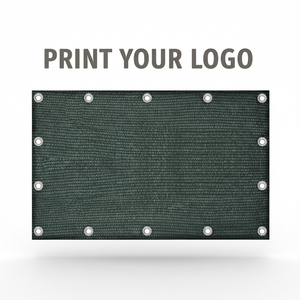 Paravent de jardin robuste vert en HDPE, portable, coupe-vent, pliable, <span class=keywords><strong>pour</strong></span> extérieur, mur ou porche, filet d'ombrage - Product Image 1