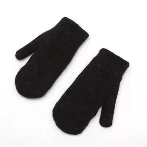 Gants d'équitation pour femmes, nouveau style, hiver, doigts entiers, couleur unie, doublure en polaire, tricotés en acrylique/coton, respirants, chauds, pour l'extérieur, au quotidien - Product Image 6