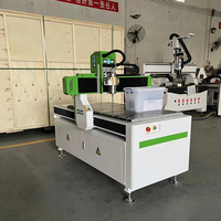 Computergestuurde CNC-router in vintage-stijl met NC Studio/Syntec-besturingssysteem voor retro houtbewerking