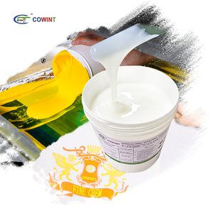 Tinta de impresión textil, pasta de goma blanca a base de agua, offset digital, pantalla de seda - Product Image 4