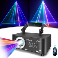 Control DMX 3D Patrón de luces láser animadas Fiesta en casa Iluminación láser Fiesta KTV DJ Disco Luces Etapa