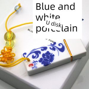 <span class=keywords><strong>แฟลช</strong></span>ไดรฟ์ USB 2.0 ลายครามสีน้ำเงินขาว ความจุ 64GB 32/16/8/4/2GB กล่องของขวัญสไตล์จีน รับทำโลโก้บริษัท รับประกัน 1 ปี - Product Image 4