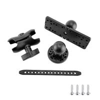 Soporte Universal Giratorio 360° para Sonda de Pesca Yak Outdoors, Guía para Cañas de Pescar, ABS Duradero, Ecológico, Soporte para Chartplotter GPS Marino