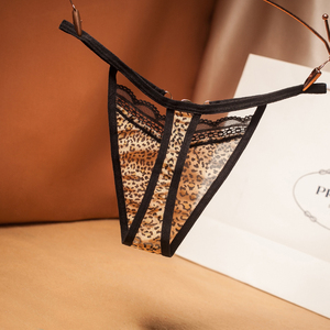 Delle donne A Vita Bassa Una Stringa Vita Molto Caldo Sexy <span class=keywords><strong>Della</strong></span> Stampa Del Leopardo Perizoma per le Ragazze - Product Image 3
