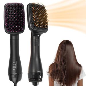 แปรงลมร้อน 3-in-1 ระดับมืออาชีพ 10 ระดับการปรับแต่ง พร้อมแปรงหวีแบบแผ่น สำหรับร้านเสริมสวยและร้านขายอุปกรณ์ความงาม - Product Image 4