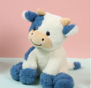 Peluche de <span class=keywords><strong>Vaca</strong></span> Súper Suave, Juguete de Peluche de <span class=keywords><strong>Vaca</strong></span> Sentada, Muñeco de Peluche de <span class=keywords><strong>Vaca</strong></span>, Regalo de Cumpleaños - Product Image 6