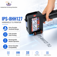 Impresoras de Inyección de Tinta IPS-8HH127, Máquina de Codificación Portátil, Impresora de Inyección de Tinta Manual con Cartuchos de Tinta Blanca