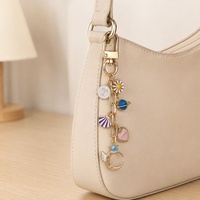 Kit de breloques DIY Meetee BB194, accessoires pour porte-clés en métal avec chaînes, anneaux et crochets pour la création de bijoux faits main et la décoration de sacs