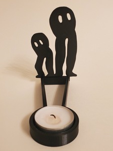 Support de bougie géométrique en métal fait main pour Halloween, décoration élégante et haute pour la maison, Noël et mariages, livré en boîte - Product Image 5