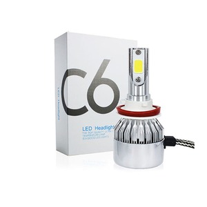 Phares de voiture à LED bicolores C6 H7 H11 30000 Lm, faisceau double blanc jaune pour véhicules généraux - Product Image 5