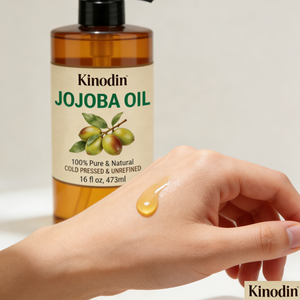 <span class=keywords><strong>Olio</strong></span> di Jojoba Biologico Pressato a Freddo Kinodin 473ml, Estratto Naturale Essenziale per Cura di Capelli e Pelle, Idratazione Profonda per il Corpo - Product Image 2