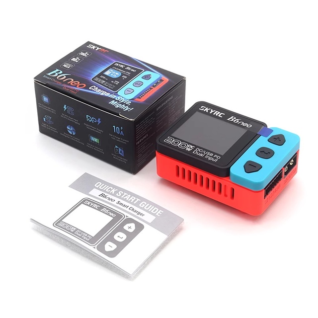 SKYRC B6neo DC200W 10A Smart Balance Charger for RC LiPo Battery, FPV Drone & Car Model