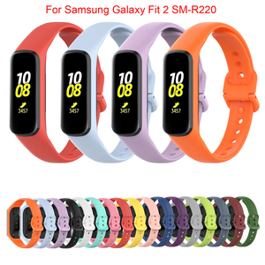 Bracelet Sport en Silicone souple pour <span class=keywords><strong>Samsung</strong></span> <span class=keywords><strong>Galaxy</strong></span> <span class=keywords><strong>Fit</strong></span> <span class=keywords><strong>2</strong></span> <span class=keywords><strong>SM</strong></span>-<span class=keywords><strong>R220</strong></span> Bracelet de rechange pour <span class=keywords><strong>Samsung</strong></span> <span class=keywords><strong>Galaxy</strong></span> Fit2 - Product Image 2