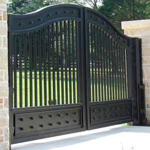 Les meilleures portes arquées en <span class=keywords><strong>fer</strong></span> <span class=keywords><strong>forgé</strong></span> vente chaude vieux pont de tige garde-corps Offre Spéciale portes en métal en <span class=keywords><strong>fer</strong></span> <span class=keywords><strong>forgé</strong></span> - Product Image 1