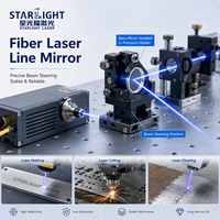 Miroir laser à fibre STARLIGHT 1030-1090nm, diamètre 25,4 mm, 30 mm, 50 mm, épaisseur 3 mm, 5 mm, 10 mm, 45° °   Miroir optique à haute réflectivité