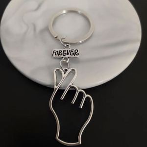 Forever Love Keychains Metal Finger Heart Charm Keyring <strong>Valentines</strong> <strong>Day</strong> <strong>Boyfriend</strong> Girlfriend Anniversary Wedding <strong>Gift</strong> - Product Image 3