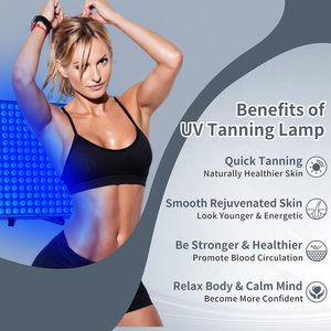 Lampe de bronzage corporel réglable pour usage domestique, appareil de bronzage solaire à couverture intégrale avec 225 perles pour usage domestique ou en <span class=keywords><strong>salon</strong></span> - Product Image 3