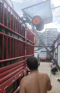 Cuerda de alambre de extensión telescópica tipo eslinga palé material de protección de pendiente vehículo de transporte elevador de <span class=keywords><strong>escalera</strong></span> eléctrico de alta resistencia - Product Image 4