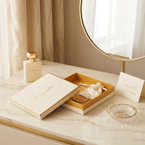Custom Lid and Base Box With Neck Factory Direct Luxury Packaging for jwewlry Cosmetics and Gift - Product Image 3