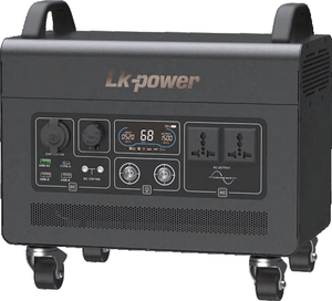 Station d'alimentation portable LKPOWER avec batterie de secours 2000W 1536Wh, générateur solaire avec sortie PD100W - Product Image 3