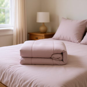 Edredón Ultraligero Vianney Tamaño King Berry, Microfibra Sólida Reversible, Lavable a Máquina - Product Image 2