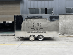 Remolque de Comida Móvil ACB para Helados con Construcción de Fibra de Vidrio y Aluminio, Cocina y Baño Completamente Equipados para Venta al Aire Libre - Product Image 4