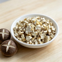 Cube de champignons shiitake déshydratés de qualité supérieure, morceau entier, usage commercial pour l'assaisonnement