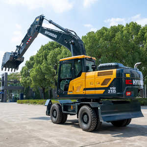 حفار بعجلات 21tons هيونداي 210W-9 حفار مستعمل للبناء - Product Image 2