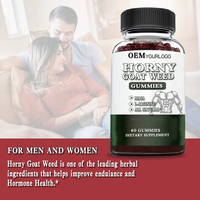Promo Terbatas Vitamin Gummy Dewasa Kustomisasi Label Pribadi, Penambah Energi Otot, Pendukung Imunitas, Anti-Kelelahan, Ekstrak Horny Goat Weed, 60 Buah