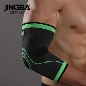 JINGBA Fast Delivery Einstellbarer atmungsaktiver elastischer Nylon-Kompression wickel für Golf-Tennis-Sport training Ellbogen-Ärmels tütze