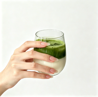 Poudre de Matcha biologique de qualité cérémonielle A-7A, marque privée OEM UE et NOP, thé vert Matcha premium en boîte de 30g ou 50g