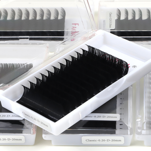 Fadlash Premium coréen Pbt extension de cils fournitures moelleux <span class=keywords><strong>velours</strong></span> cachemire cils soie mat extension de cils plateaux de Volume - Product Image 2