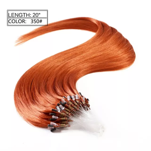 Extensiones de cabello con microanillas 613 Blonde Ombre Highlight, cabello humano virgen Remy, extensiones de cabello con microanillas para mujeres, belleza. - Product Image 3